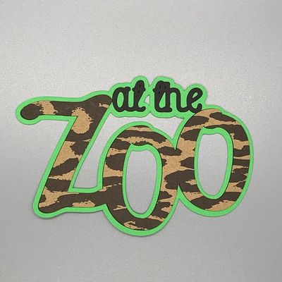 At the Zoo Die Cut