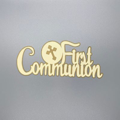 First Communion Die Cut