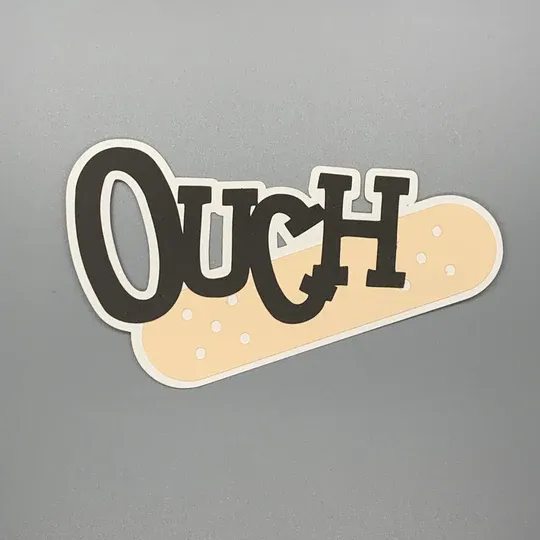 Ouch Die Cut