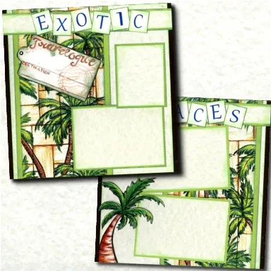 Exotic Places Layout Kit