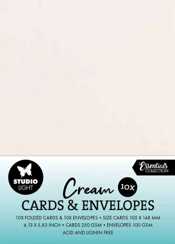 A6 Cards and Envelopes Cream