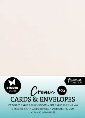A6 Cards and Envelopes Cream