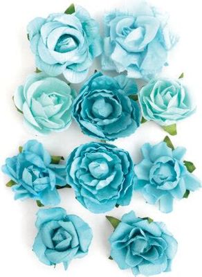 Paper Blue Blooms