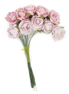 Mini Paper Blooms in Pink