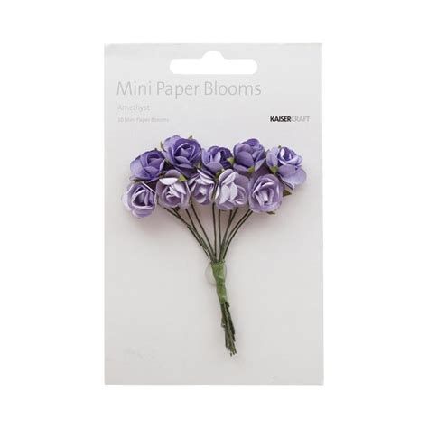 Min Paper Blooms in Purple Min Paper Blooms in Purple