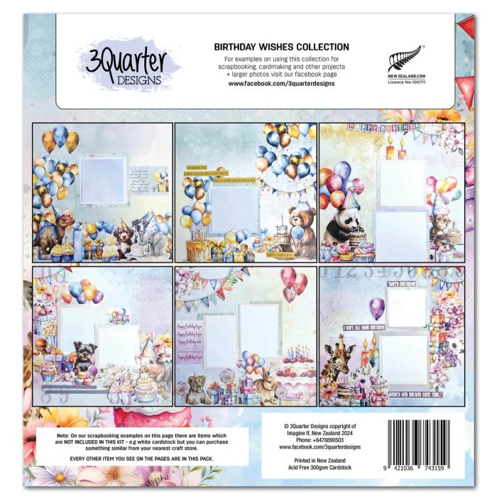 Birthday Wishes from 3Quarter Designs Birthday Wishes from 3Quarter Designs