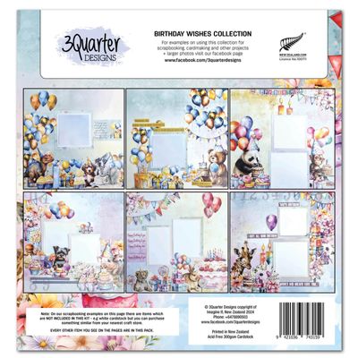 Birthday Wishes from 3Quarter Designs