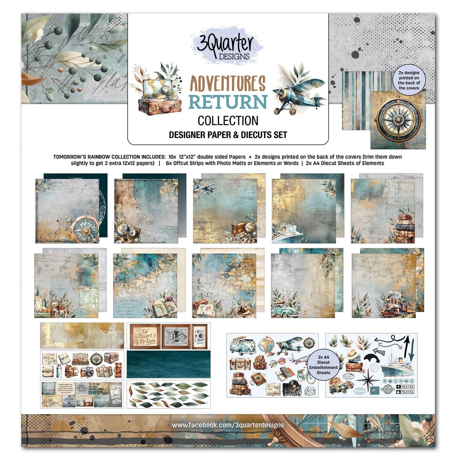 Adventures Return Card Kit from 3 Quarter Designs Adventures Return Card Kit from 3 Quarter Designs