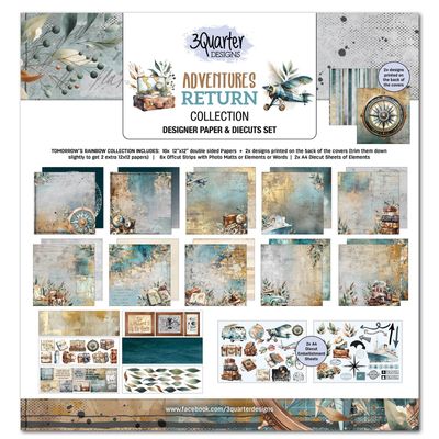Adventures Return Card Kit from 3 Quarter Designs