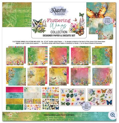 Fluttering Wings Card Kit from 3 Quarter Designs