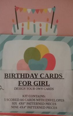 Value Pack  Birthday Cards for Girls