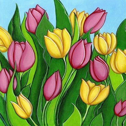 Tulips in Bloom