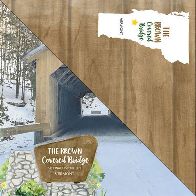 The Brown Covered Bridge