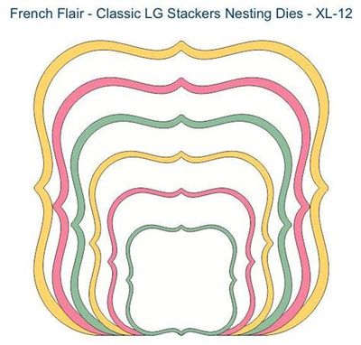 Cheery Lynn French Flair Classic Stackers Nesting Dies