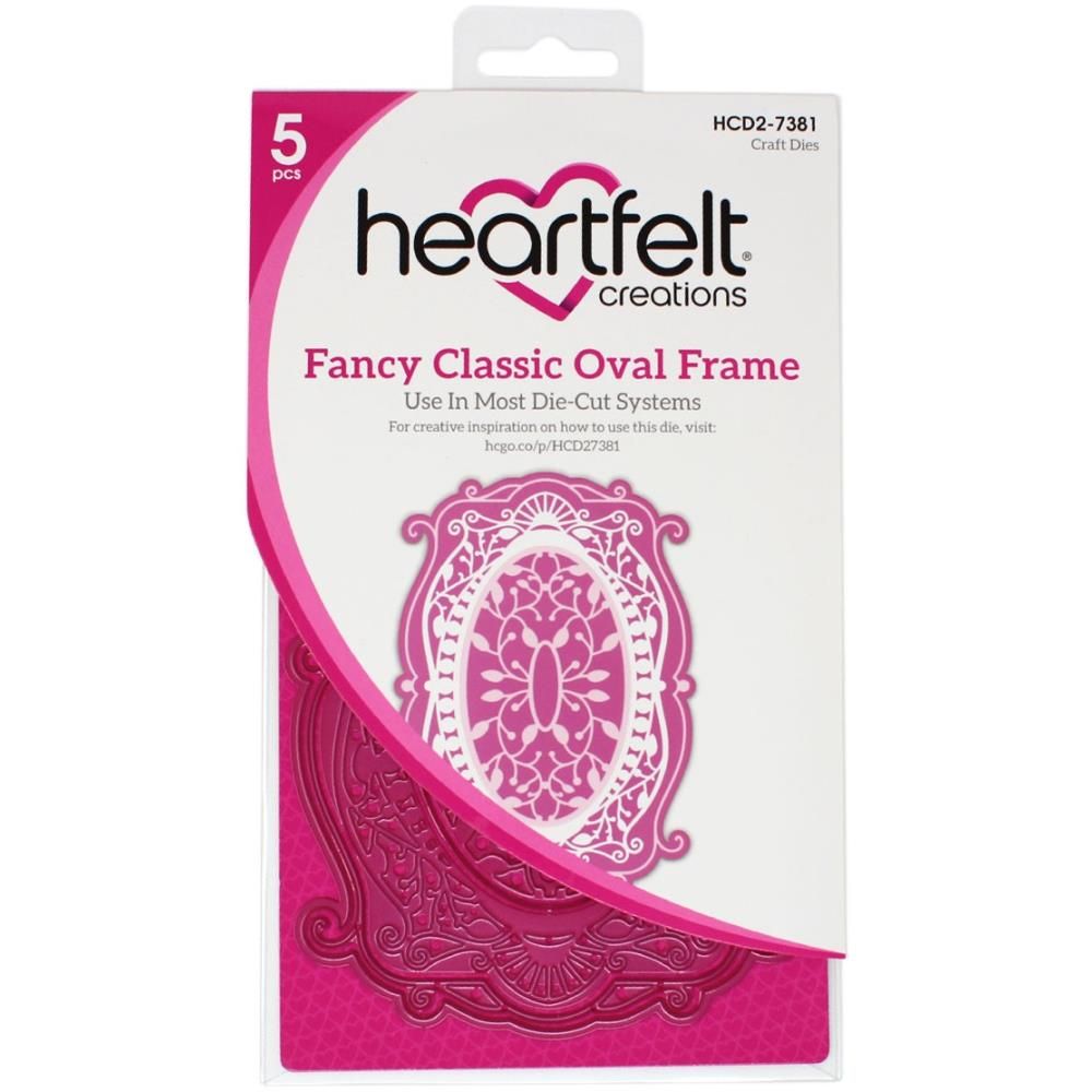 Heartfelt Creations Fancy Classic Oval Frame Dies Heartfelt Creations Fancy Classic Oval Frame Dies