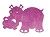 Whimsical Hippo Die