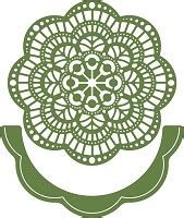 Ambergris Doily with Angel Wing Die Ambergris Doily with Angel Wing Die