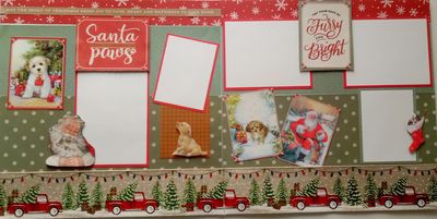 Paws Christmas Layout Paws Christmas Layout