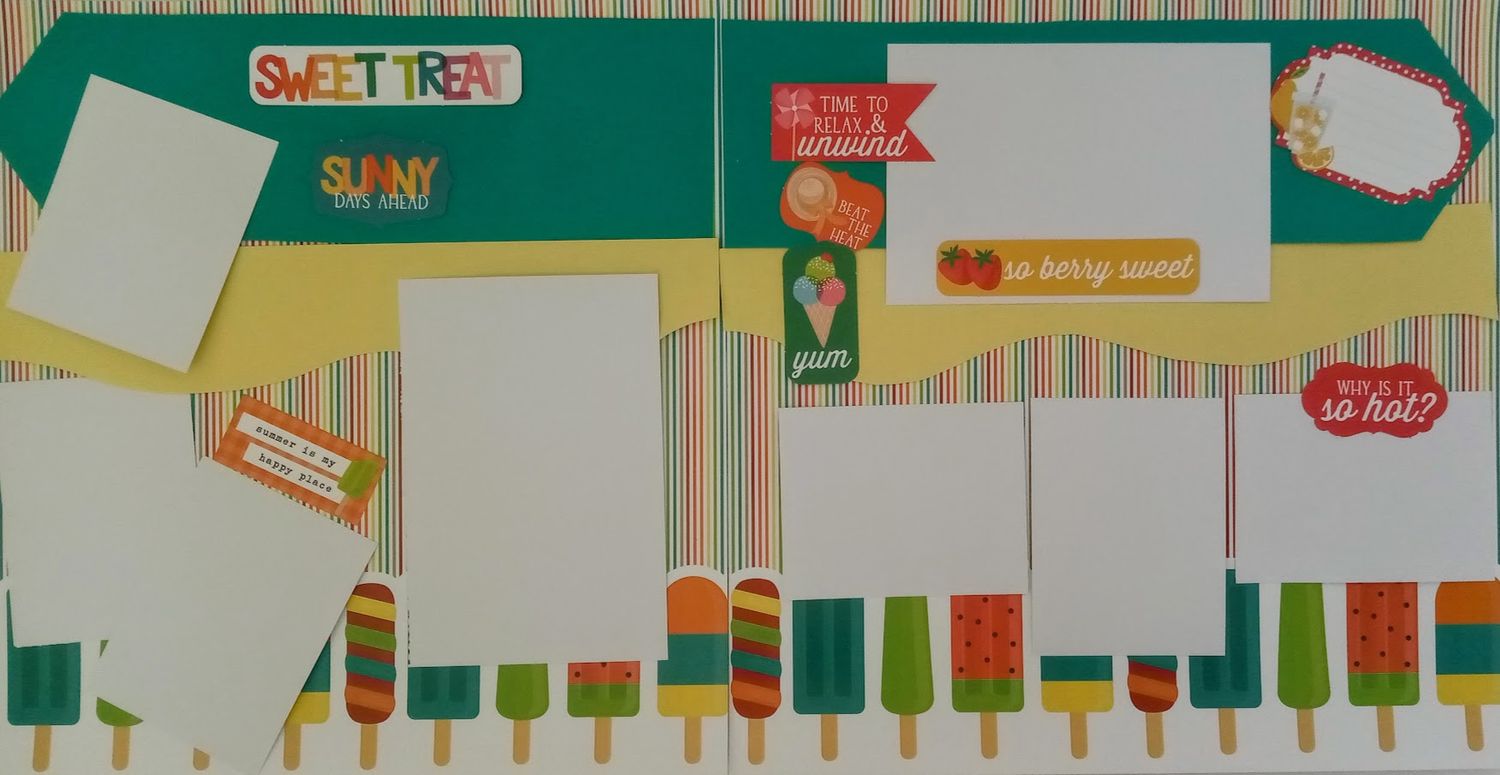 Sweet Summer Treats Layout