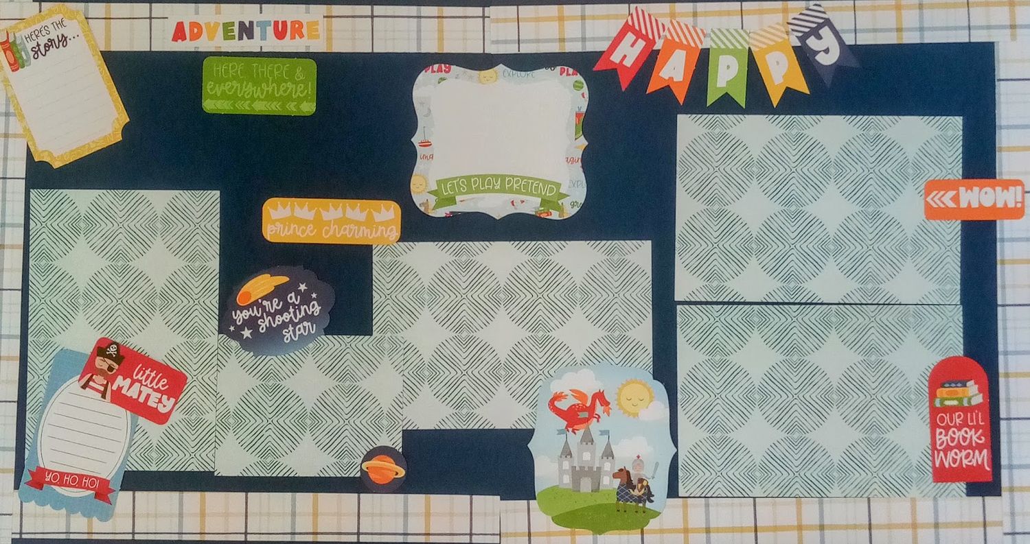 Little Boy Layout Little Boy Layout