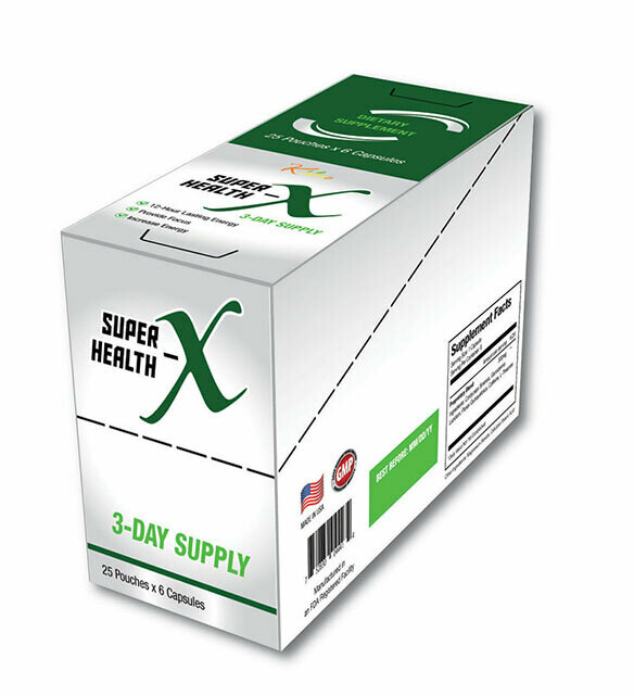 SuperHealth-X Box (25 Pouches) SuperHealth-X Box (25 Pouches)