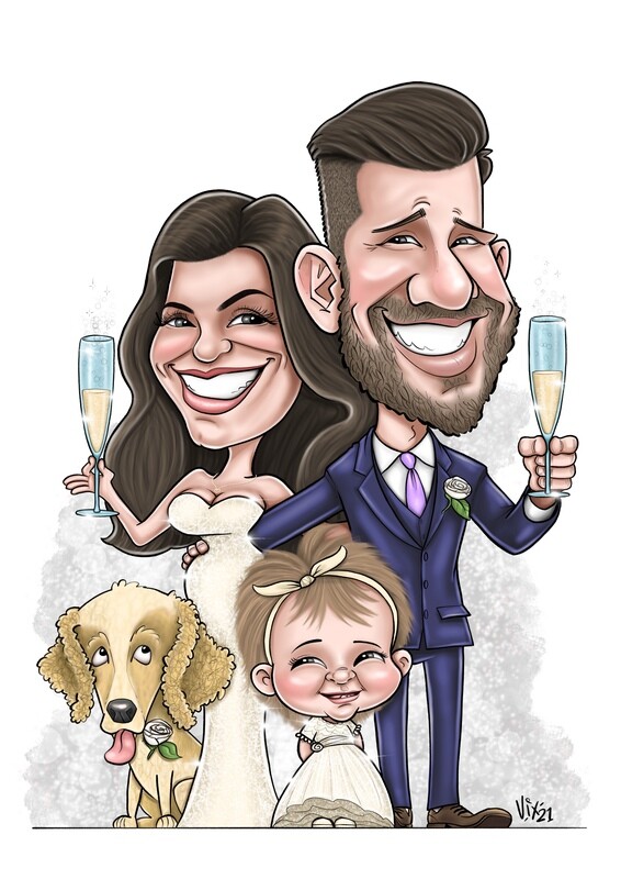 Caricature - 3 People