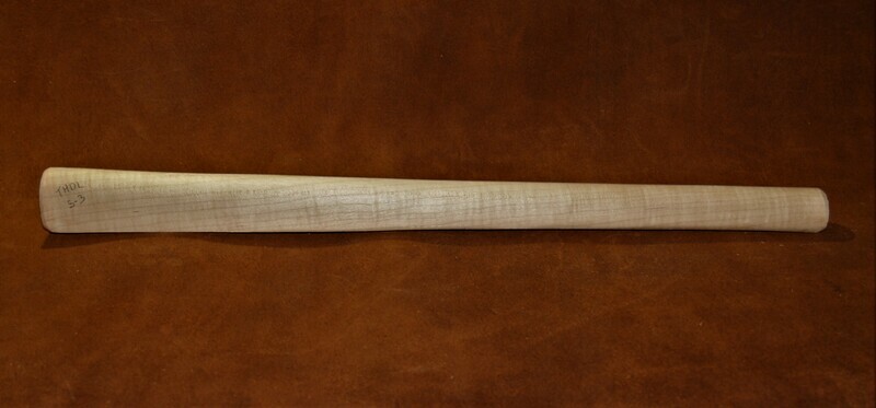 PIPE TOMAHAWK HANDLE drilled for smoking;  Sugar Maple 19