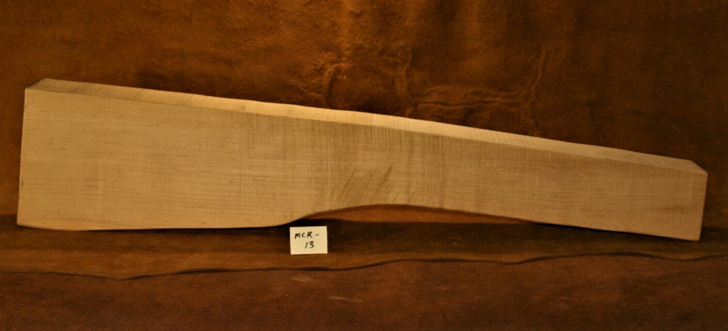 SUGAR MAPLE CUSTOM RIFLE BLANK; 33&#39; x 7&quot; x 2 7/8&quot;
