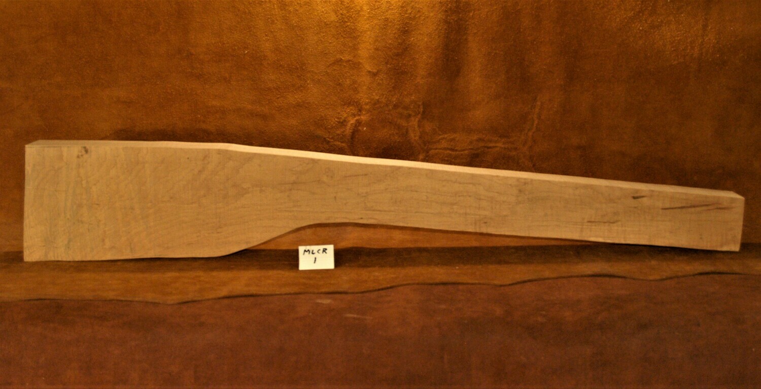 MANNLICHER-1;  SUGAR MAPLE MANNLICHER ;  41 1/2&quot; x 7&quot; x 2 3/8&quot;
