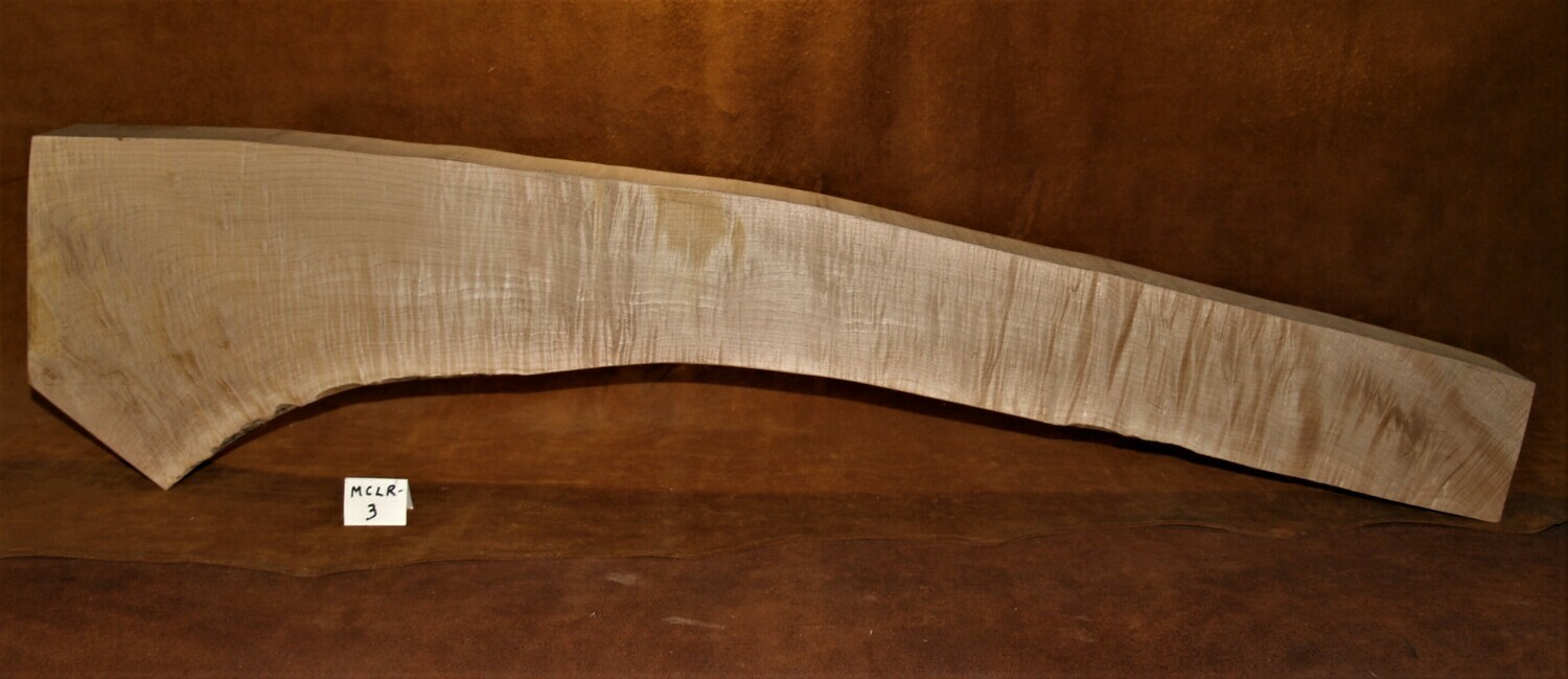 SUGAR MAPLE MANNLICHER BLANK;  42&quot; x 10&quot; x 2 3/4&quot;