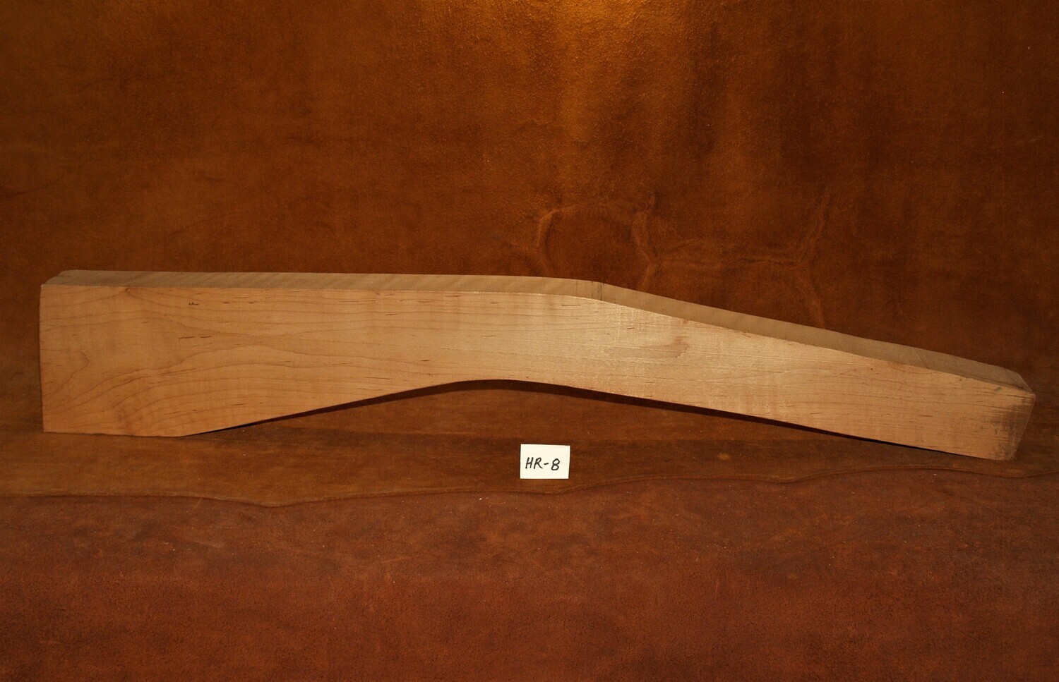 HR-8; HALF STOCK RIFLE BLANK;  Red Maple;  36&quot; Long x 2 1/4&quot; Thick