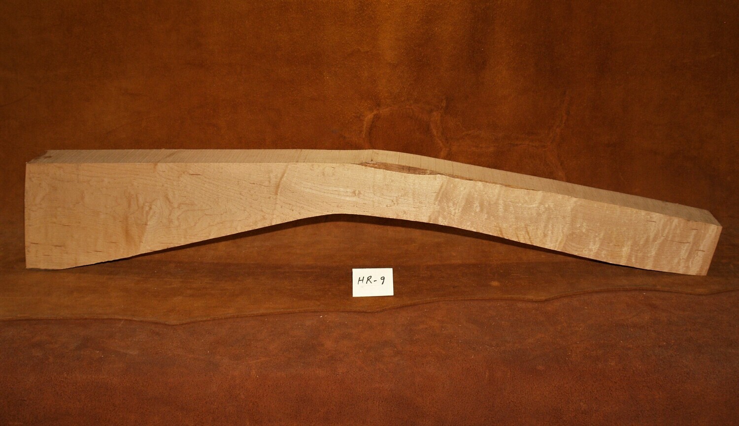 HR-9; HALF STOCK RIFLE BLANK;  Sugar Maple;  36 1/4&quot; Long x 2 5/8&quot; Thick