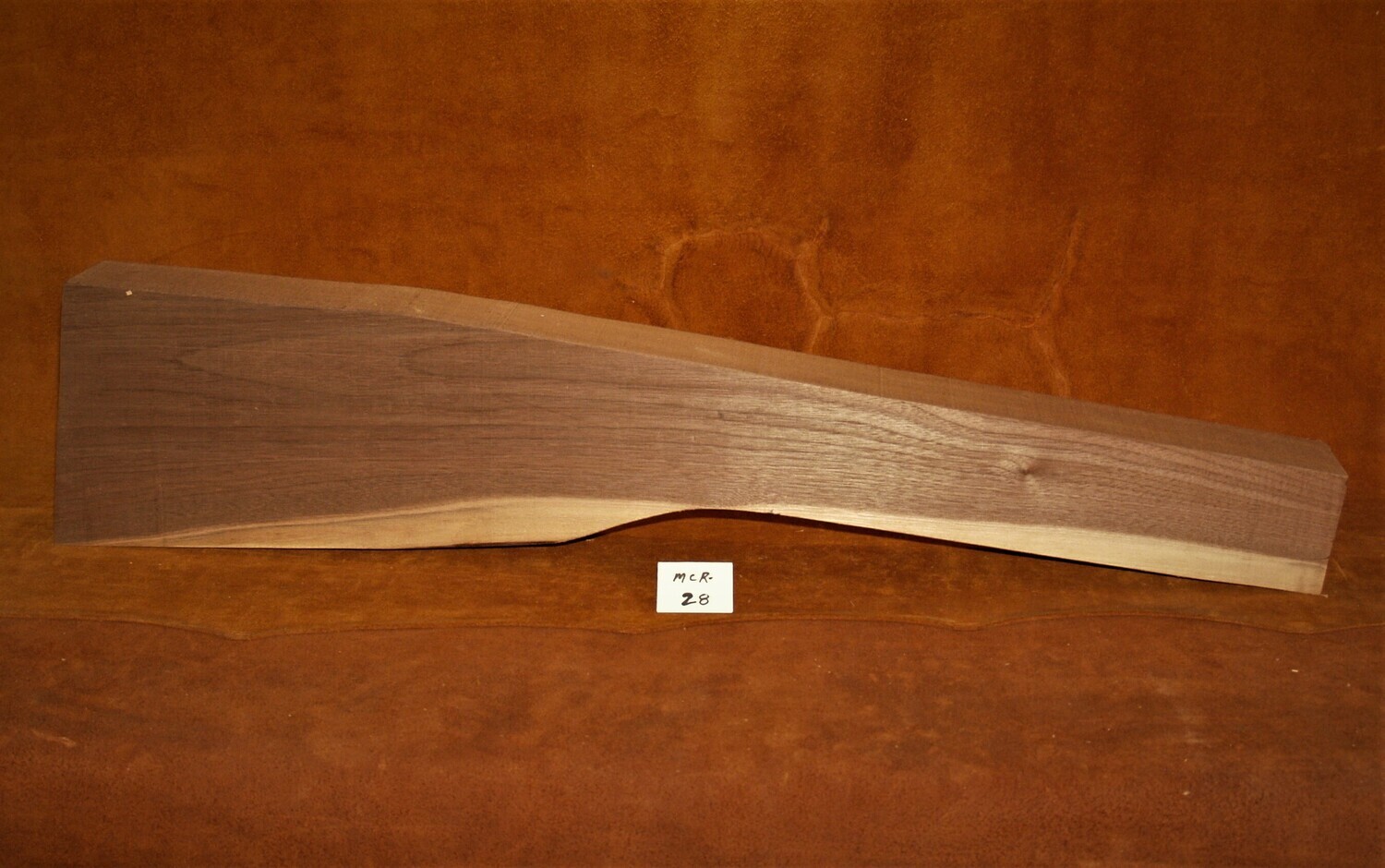 MCR-28;  BLACK WALNUT;  33 1/4&quot; Long x 2 7/8&quot; Thick;  Flat Sawed