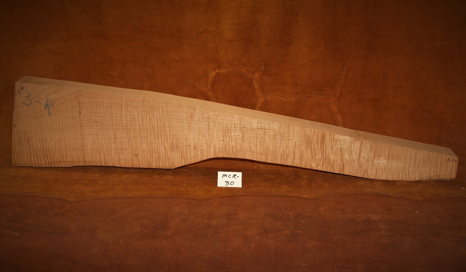 MCR-30;  RED MAPLE;  36&quot; Long x 2 5/16&quot; Thick;  Quarter Sawed