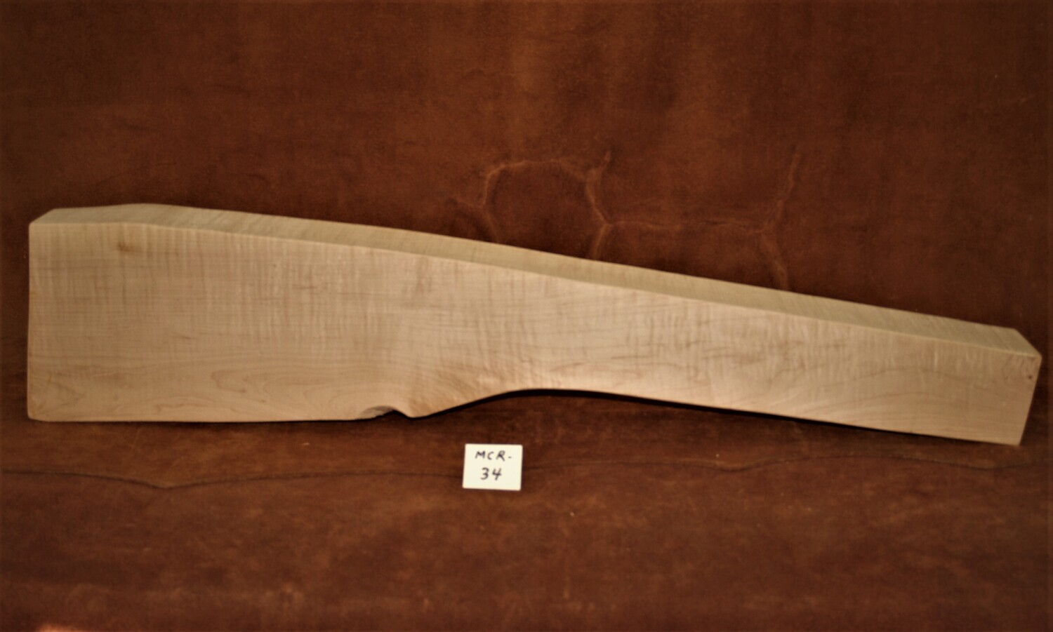 MCR-34; MODERN CUSTOM RIFLE;  Sugar Maple;  33 1/4&quot; L x  2 3/4&quot;