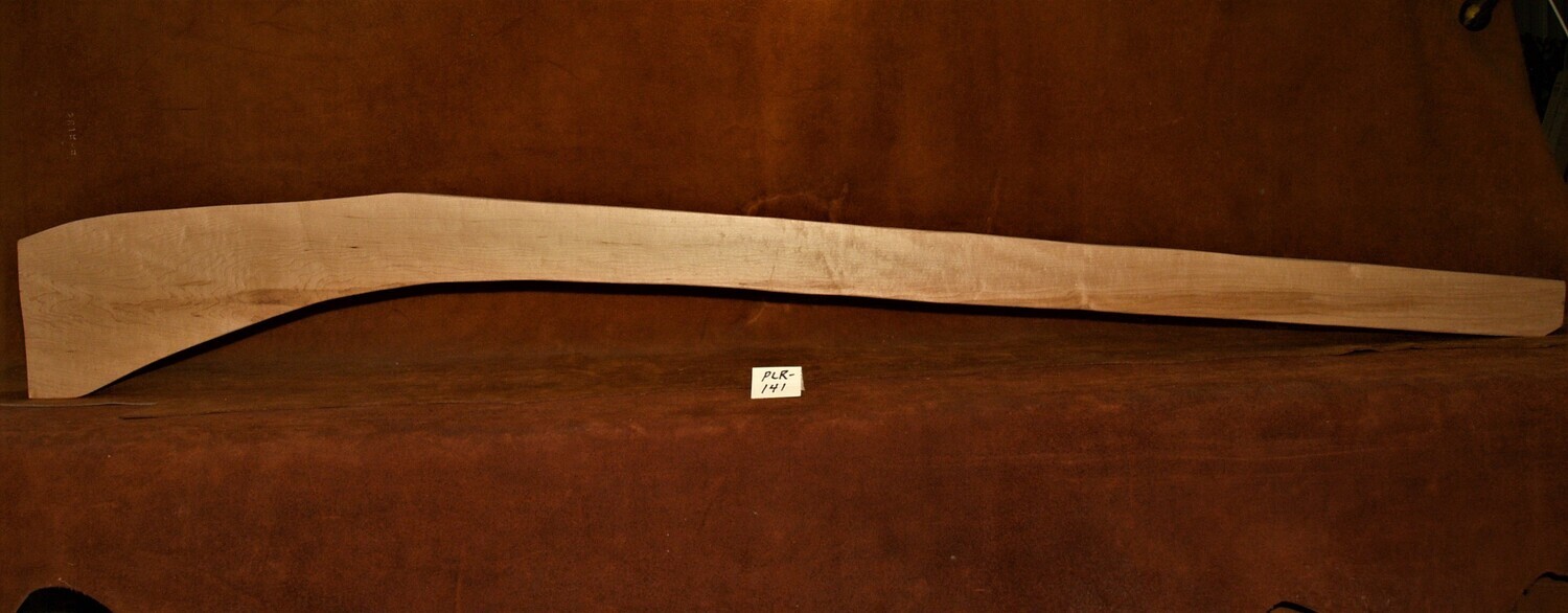 PLR - 141;  Curly Sugar Maple;  65&quot; Long x 2 13/16&quot; Thick