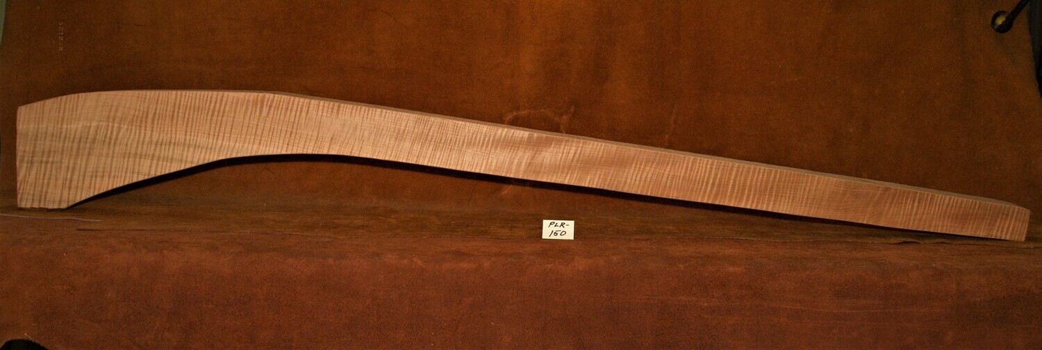 PLR -150;  Curly Red Maple;  63 1/2&quot; Long x 2 5/8&quot; Thick