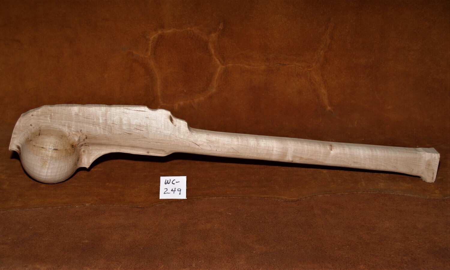 WC-249;  SUSQUEHANNOCK CLUB; Sugar Maple;  25&quot; x 3 1/2&quot; Ball