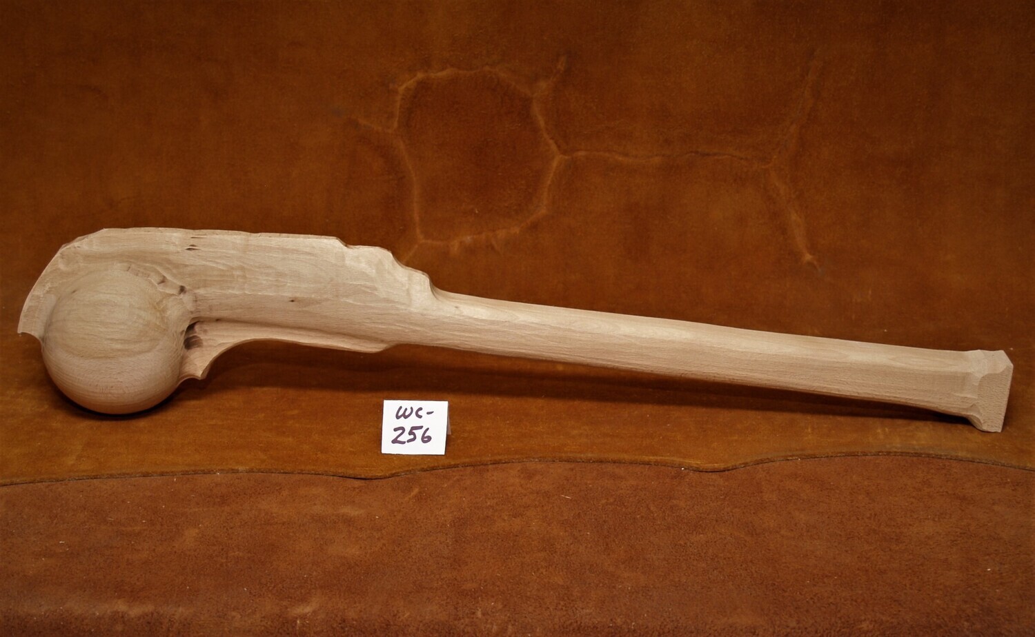 WC-256;  SUSQUEHANNOCK WAR CLUB;  American Beech; 25&quot; Long x 3 3/4&quot; THICK