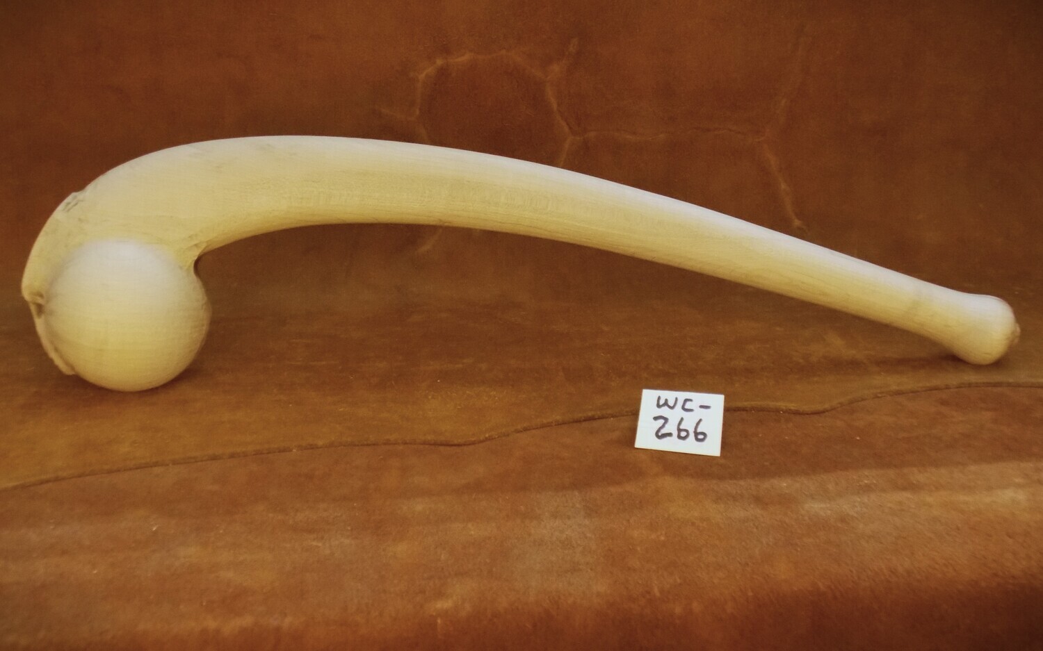 WC-266;  MOHAWK WAR CLUB;   Sugar Male;  24&quot;  x 3 3/4&quot; Ball