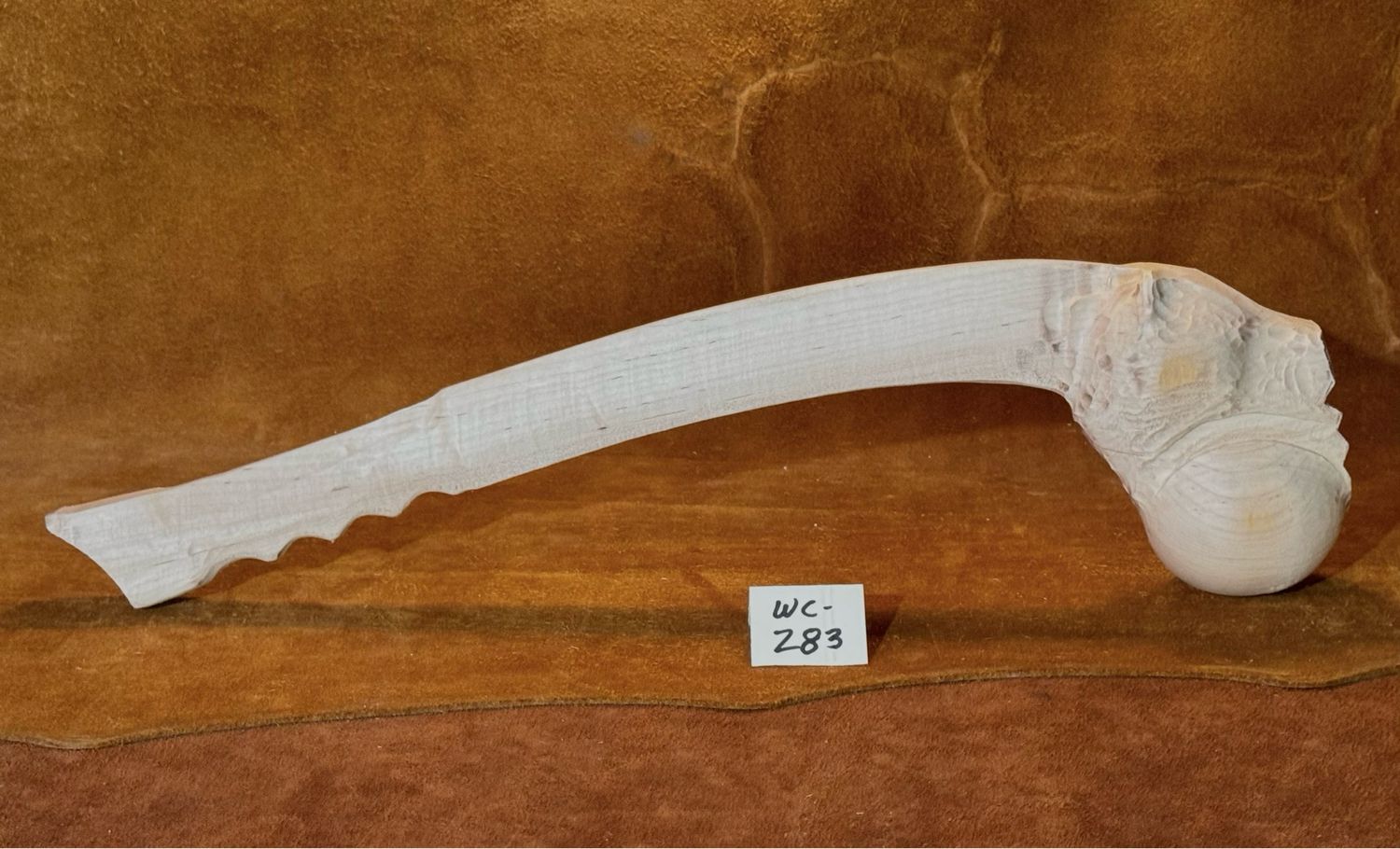 WC-283;  IROQUOIS WATER PANTHER; Curly Red Maple; 20 1/2&quot; x  2 7/8&quot; long