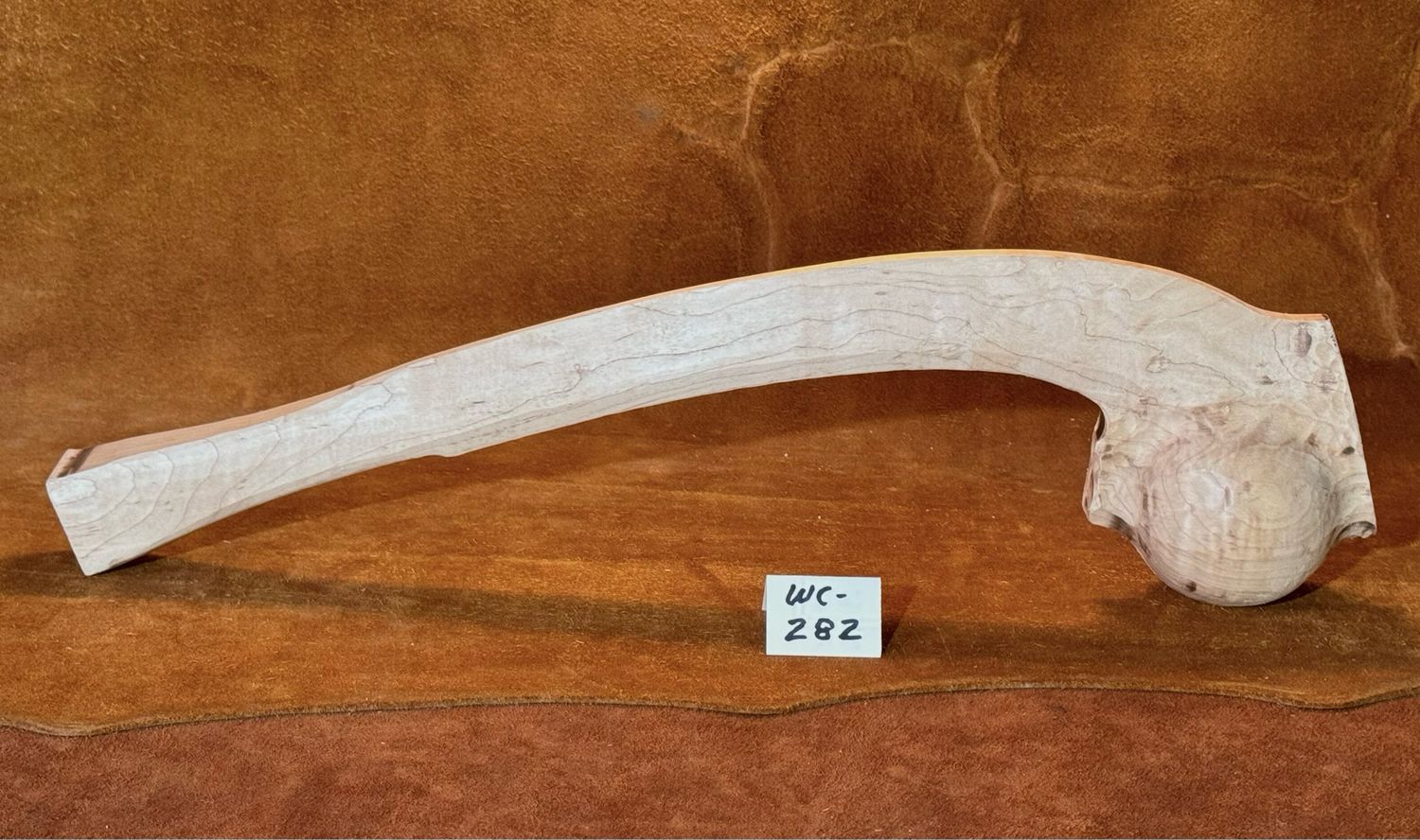 WC-282;  BRADDOCK FIELD CLUB; Red Maple, 20 1/2&quot; x 3 1/4&quot;