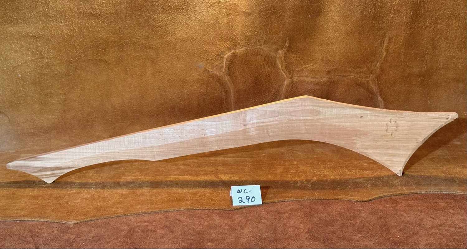 WC-290;  GUNSTOCK WAR CLUB;  Black Cherry;   29 3/4 x 1 1/2&quot;