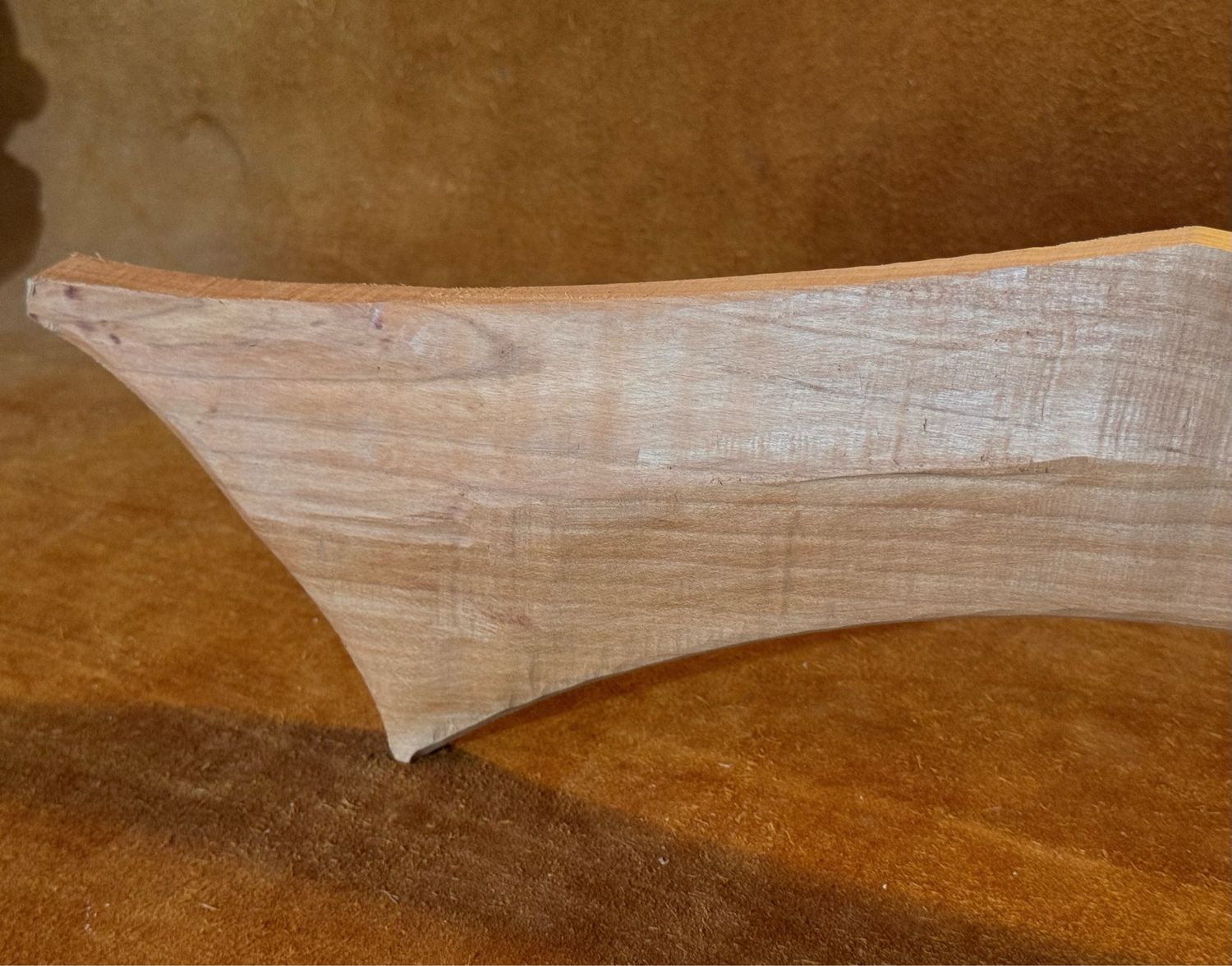 WC-291;  GUNSTOCK WAR CLUB;  Black Cherry;  29 3/4x 1 1/2&quot;