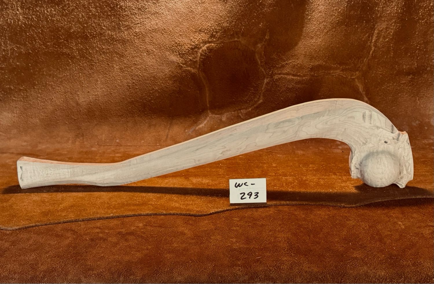 WC-293;  HURON KICKBACK CLUB; Sugar Maple; 22 1/2&quot; x 2 3/4&#39; Ball
