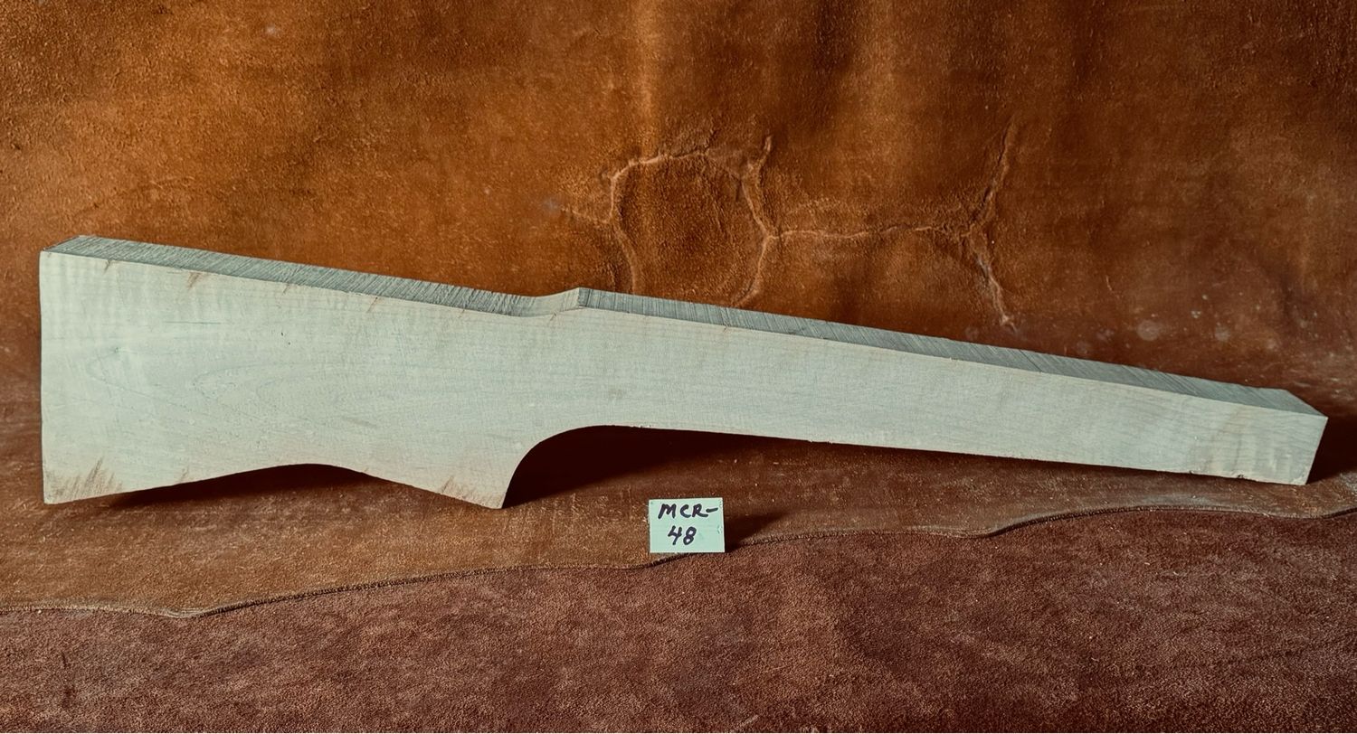 MCR-48;  MODERN CUSTOM RIFLE;  Red Maple;  31 i/4&quot; x 2 1/4&quot;