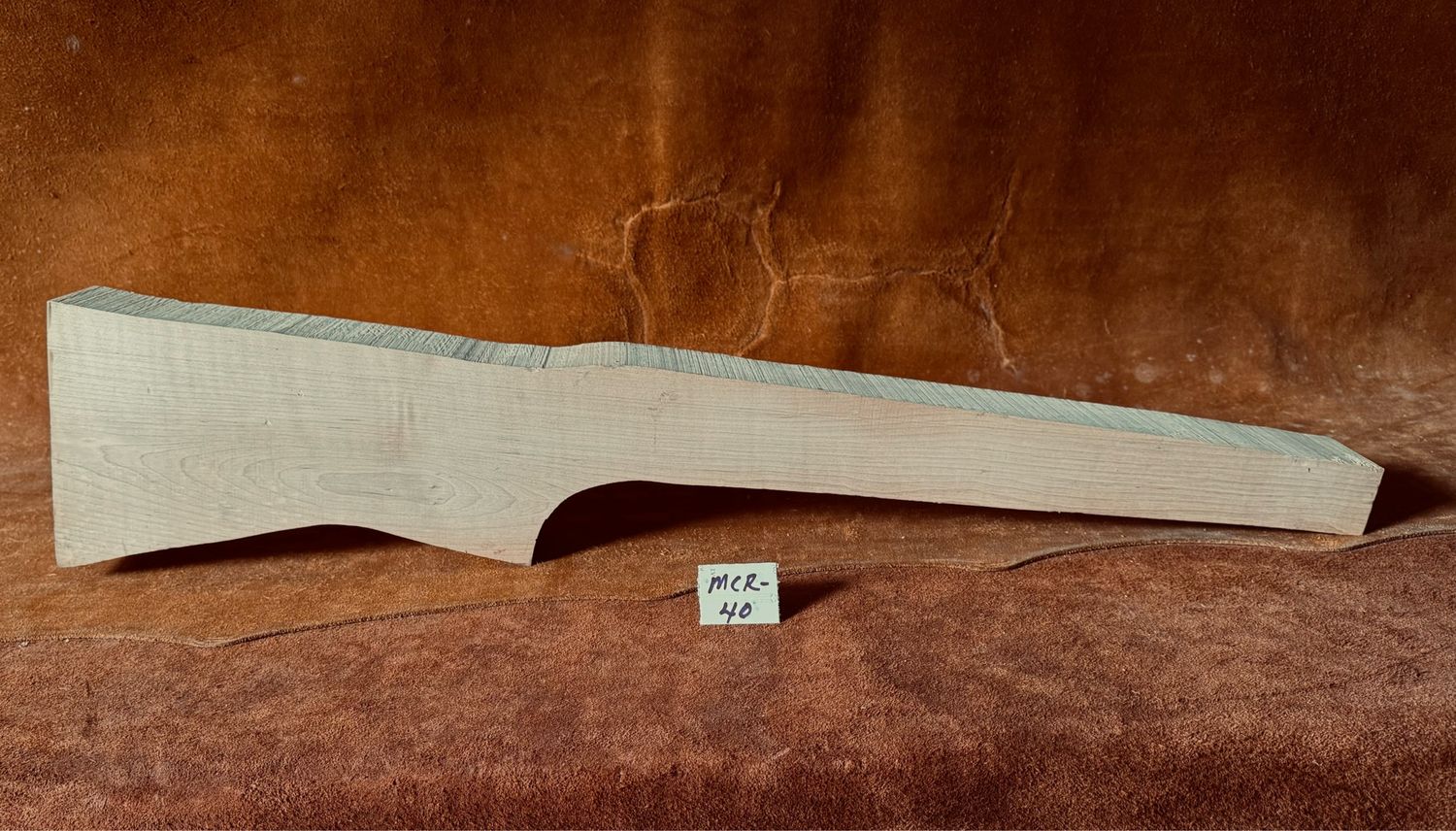 MCR-40;  MODERN CUSTOM RIFLE;  Sugar Maple; 31 1/4&quot; x 2 1/2&quot; Th