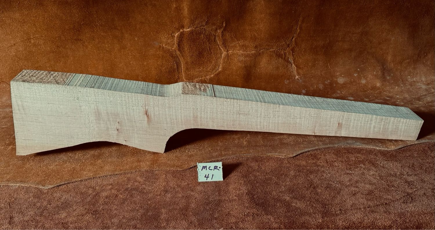 MCR-41;  MODERN CUSTOM RIFLE;  Red Maple;  31 1/4&quot; x 2 1/2&quot; Th