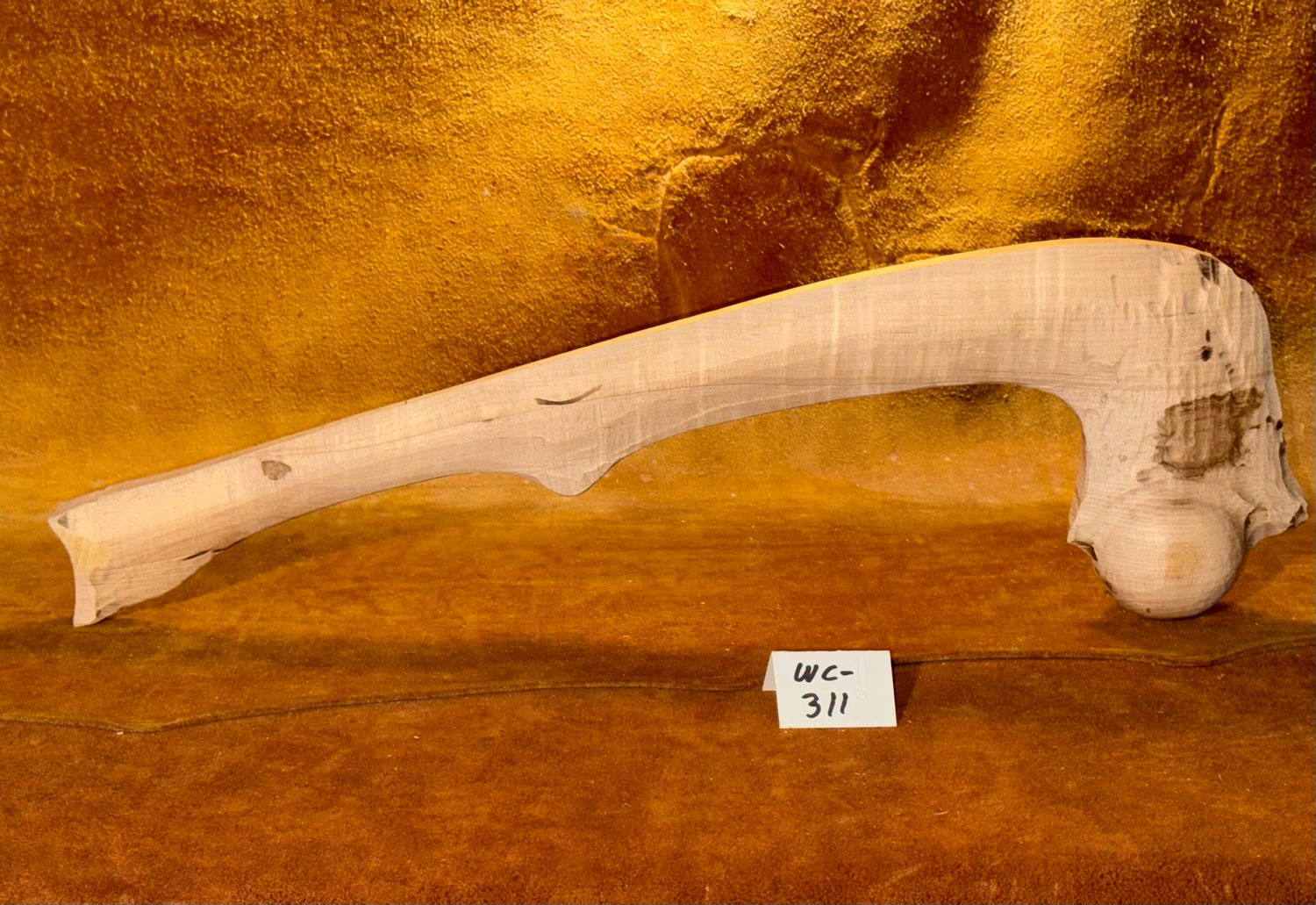 WC-311:  EASTERN SOUIX CLUB;  Sugar Maple;  22&quot; x 2 3/4&quot; Ball