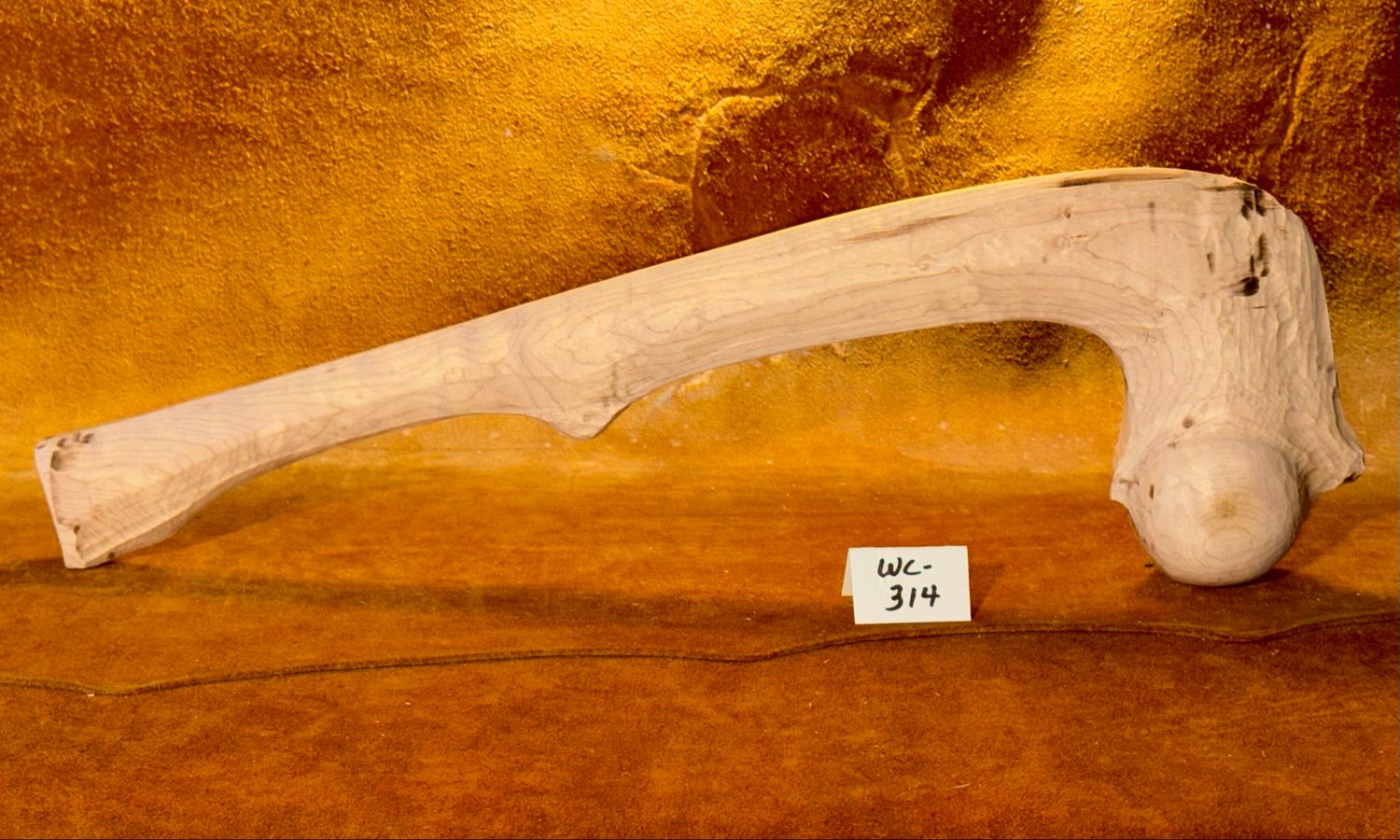 WC-314;  EASTERN SOUIX;  Curly Sugar Maple;  22&quot; x 2 3/4&quot; Ball